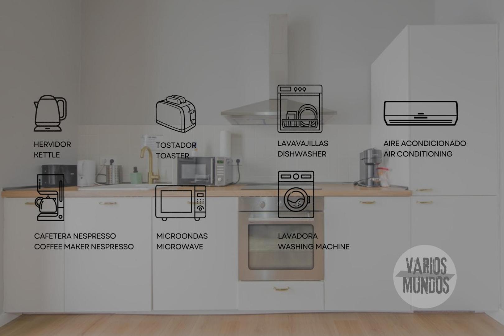 Modern & Cool Interior Design A 20 Metros Del Retiro E1 Appartamento Madrid